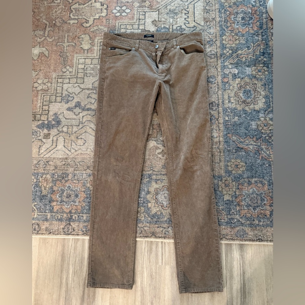 Rvca men’s corduroy pants size 34